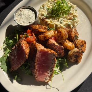 Blackened Tuna & Shrimp